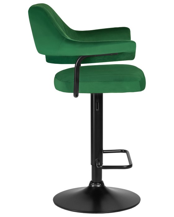 Стул барный Charly Black зеленого цвета - лучшие Барные стулья в INMYROOM