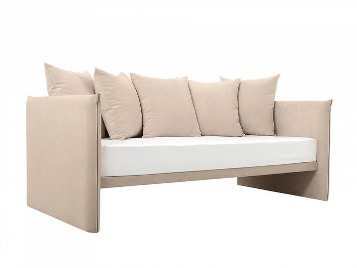 Диван-кровать Milano 90х190 бежевого цвета - лучшие Кровати для спальни в INMYROOM