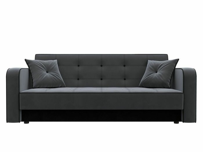 Диван-кровать Тур темно-серого цвета - купить Прямые диваны по цене 31999.0