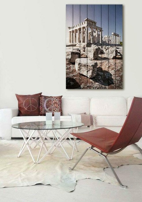 Картина на дереве Древняя Греция 40х60 см - купить Картины по цене 6990.0