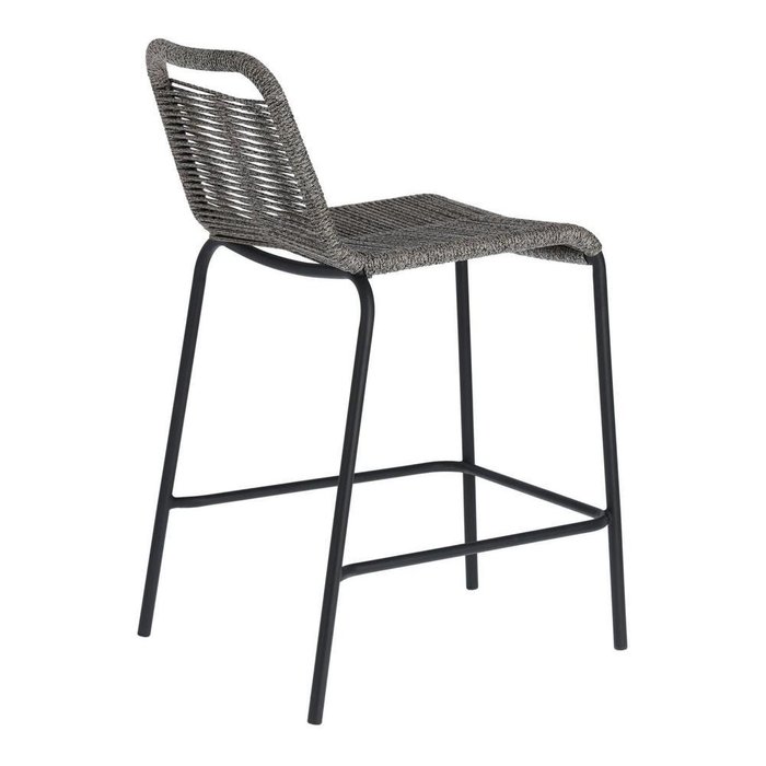 Полубарный стул Glenville Grey серого цвета - лучшие Барные стулья в INMYROOM