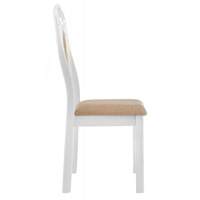 Стул Viola white бело-бежевого цвета - лучшие Обеденные стулья в INMYROOM