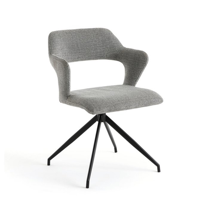 Кресло для стола вращающееся Asyar серого цвета