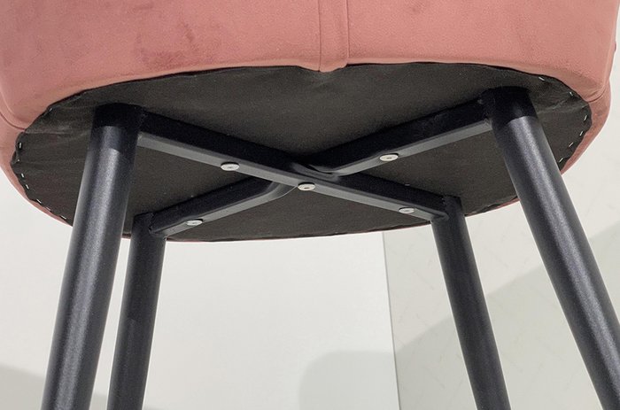 Стул Гудвин коричнево-розового цвета - лучшие Обеденные стулья в INMYROOM