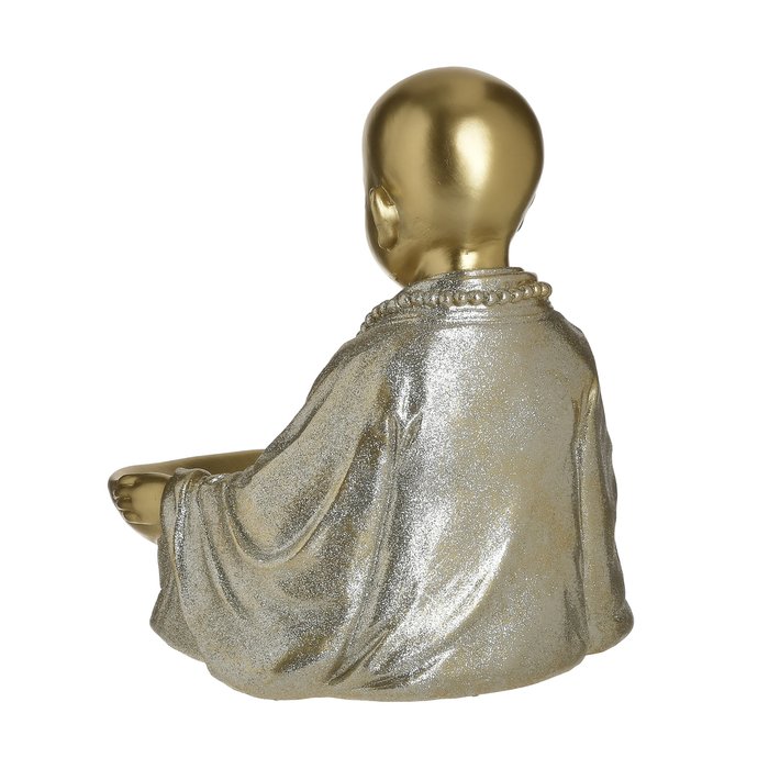Декор настольный Buddha серебряно-золотого цвета - купить Фигуры и статуэтки по цене 4640.0