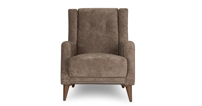 Кресло Плимут коричневого цвета - лучшие Интерьерные кресла в INMYROOM