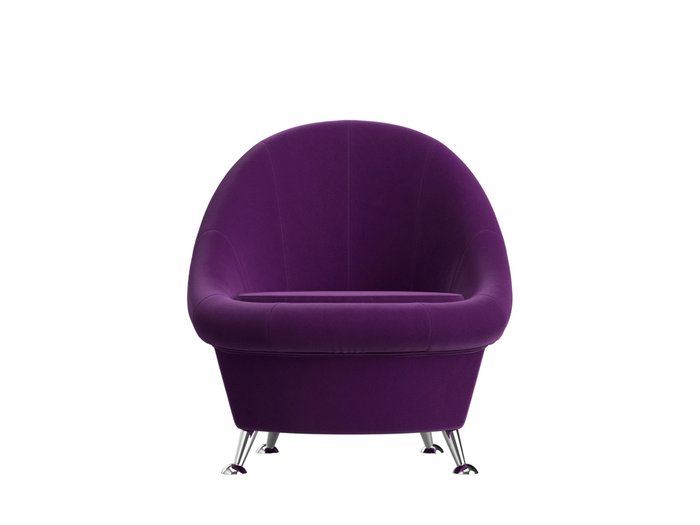 Кресло Амелия фиолетового цвета - купить Интерьерные кресла по цене 18999.0