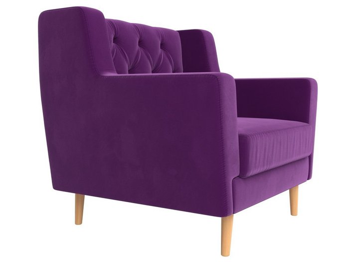 Кресло Брайтон Люкс фиолетового цвета - лучшие Интерьерные кресла в INMYROOM