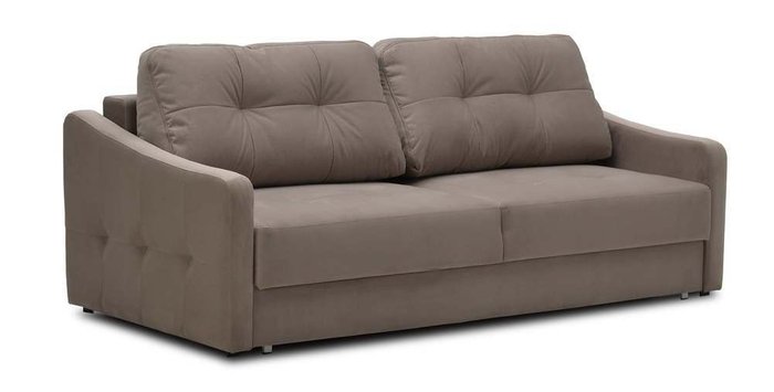 Прямой диван-кровать Сити бежевого цвета