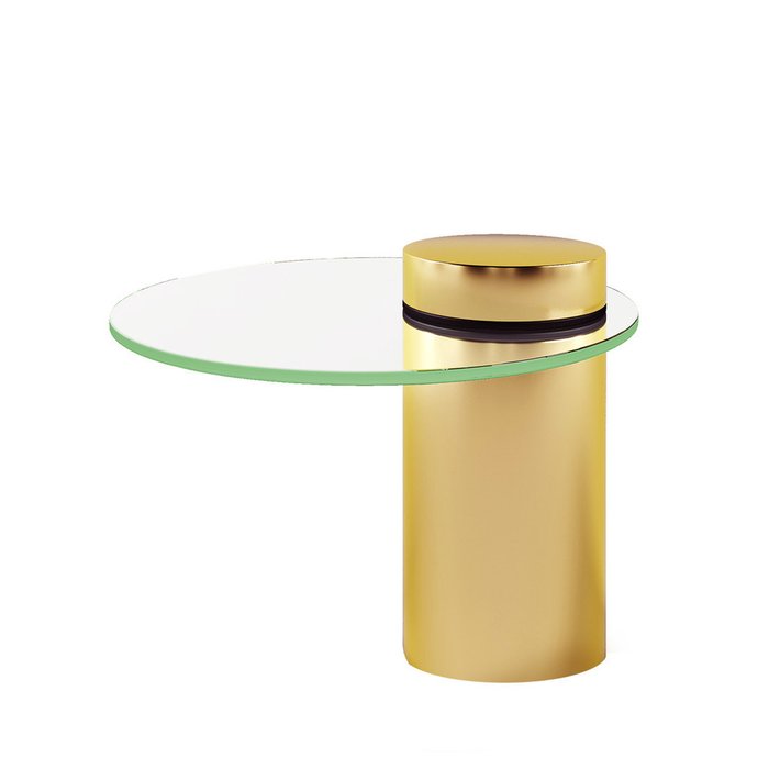 Кофейный столик Equilibre со стеклянной столешницей 