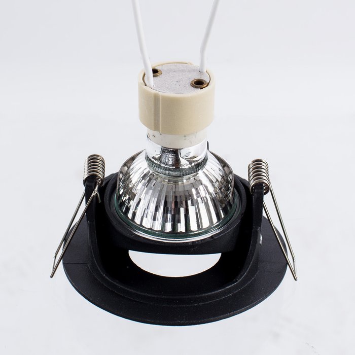 Встраиваемый светильник Arte Lamp Accento A3219PL-1BK - лучшие Лампочки в INMYROOM Встраиваемый светильник Arte Lamp Accento A3219PL-1BK - лучшие Лампочки в INMYROOM