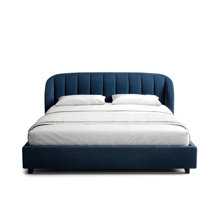 Кровать Tulip 180х200 темно-синего цвета - купить Кровати для спальни по цене 176400.0