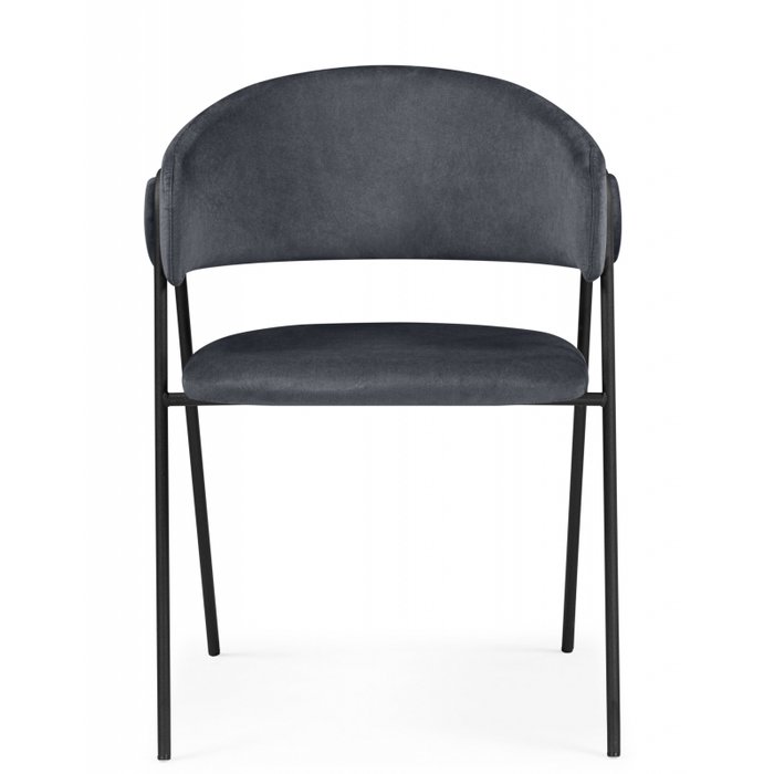 Стул Криспиан темно-серого цвета - купить Обеденные стулья по цене 7390 Стул Криспиан темно-серого цвета - купить Обеденные стулья по цене 7390