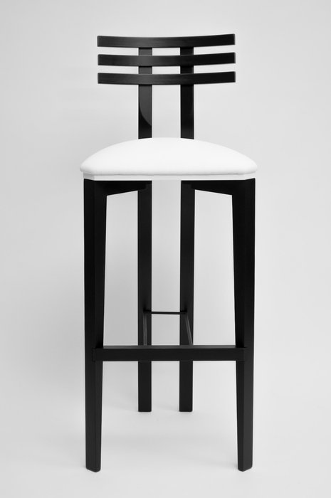 Стул барный Orient черно-белого цвета - купить Барные стулья по цене 26781.0