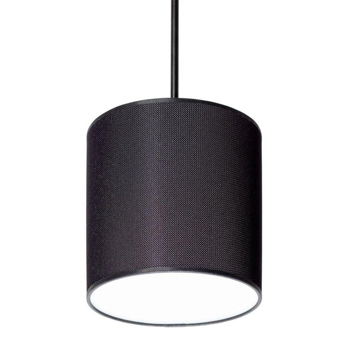 Подвесной светильник Roller с абажуром черного цвета 