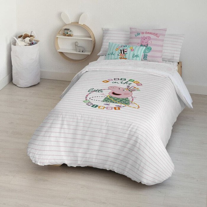 Пододеяльник Peppa Pig Find Joy Разноцветный 175 темы 155 x 220 cm Пододеяльник Peppa Pig Find Joy Разноцветный 175 темы 155 x 220 cm