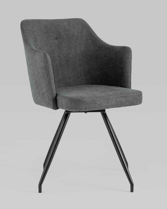 Стул Слинг вращающийся серого цвета - купить Обеденные стулья по цене 13255.0