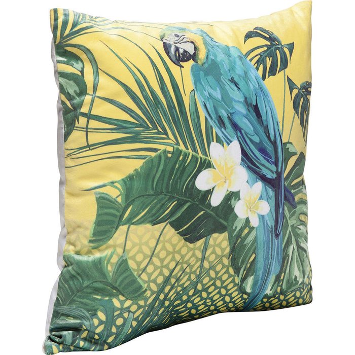 Подушка Jungle желто-зеленого цвета - купить Декоративные подушки по цене 3490.0