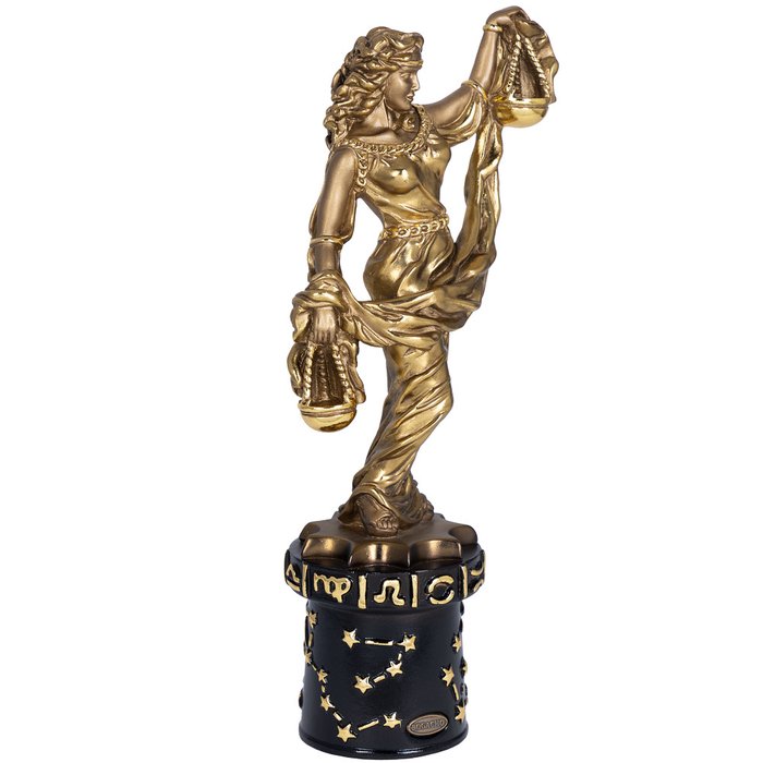 Статуэтка Знак зодиака Весы бронзового цвета - купить Фигуры и статуэтки по цене 4943.0