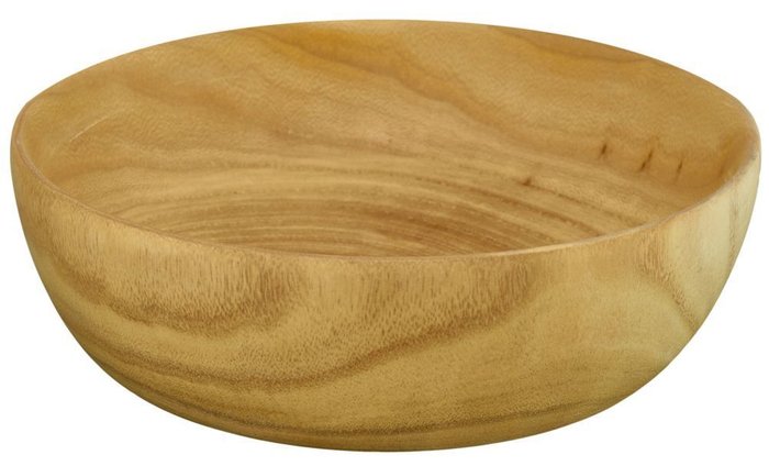 Ваза настольная Basket wood low из дерева
