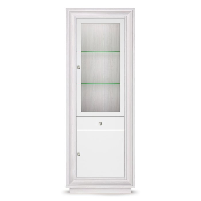 Шкаф-витрина Прато с ящиком и дверцами - купить Шкафы витринные по цене 34874.0