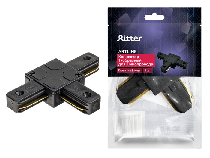 Т-образный коннектор для шинопровода Ritter Artline 59748 7 - купить Соединитель (коннектор) для треков по цене 382.0