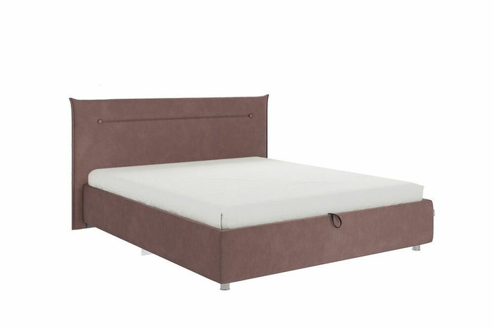 Кровать Альба 160х200 коричневого цвета с подъемным механизмом