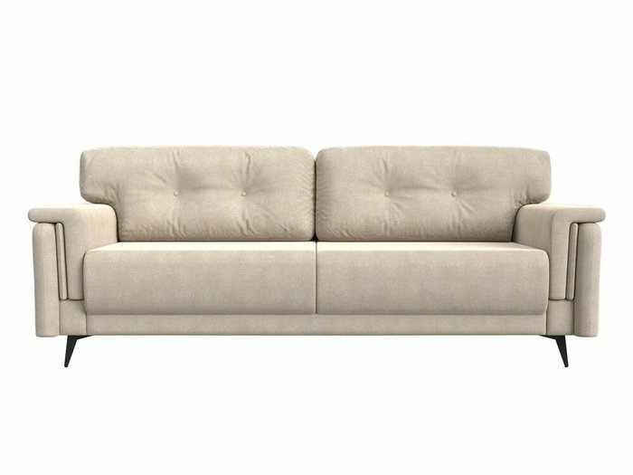 Прямой диван-кровать Оксфорд бежевого цвета - купить Прямые диваны по цене 64999.0
