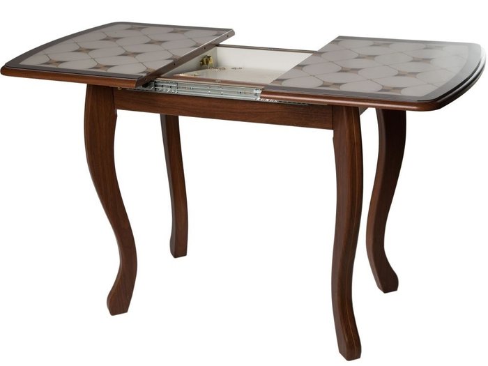 Стол раскладной Альба мини коричневого цвета - лучшие Обеденные столы в INMYROOM