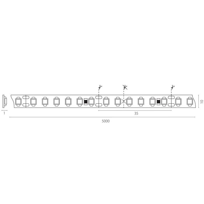 Лента LIGHTSTAR LED 24V 20W 180leds/M 2000LM/M 4000K IP20 1шт = 5м - лучшие Светодиодная лента в INMYROOM Лента LIGHTSTAR LED 24V 20W 180leds/M 2000LM/M 4000K IP20 1шт = 5м - лучшие Светодиодная лента в INMYROOM