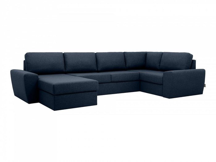 Угловой диван-кровать Petergof темно-синего цвета - купить Угловые диваны по цене 245520.0