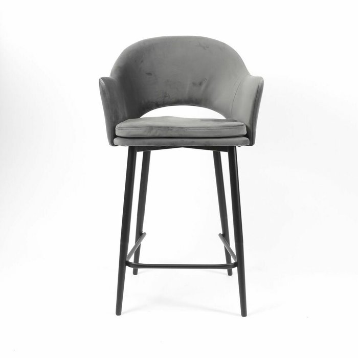 Барный стул Магриб Нью темно-серого цвета - лучшие Барные стулья в INMYROOM