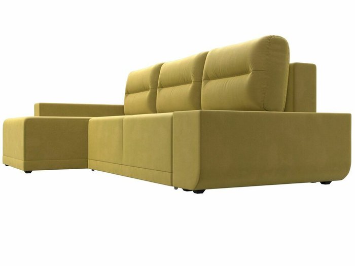Угловой диван-кровать Чикаго желтого цвета левый угол - лучшие Угловые диваны в INMYROOM