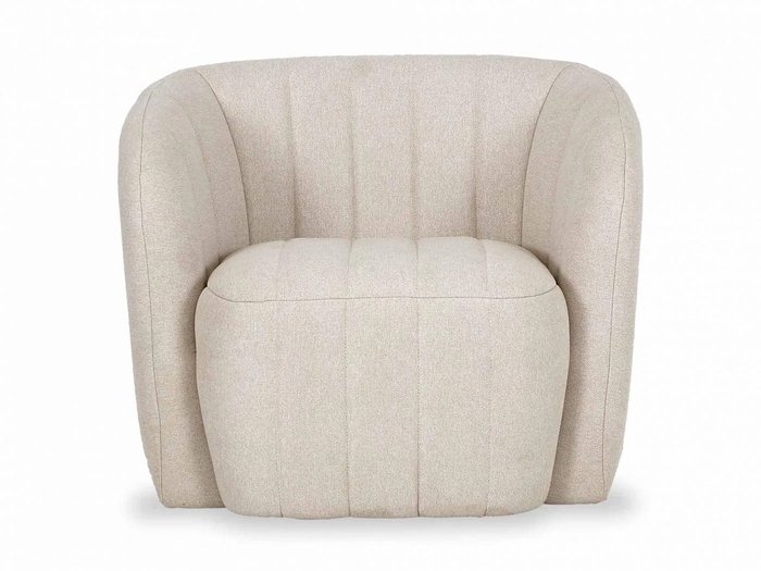 Кресло Lecco светло-бежевого цвета - лучшие Интерьерные кресла в INMYROOM