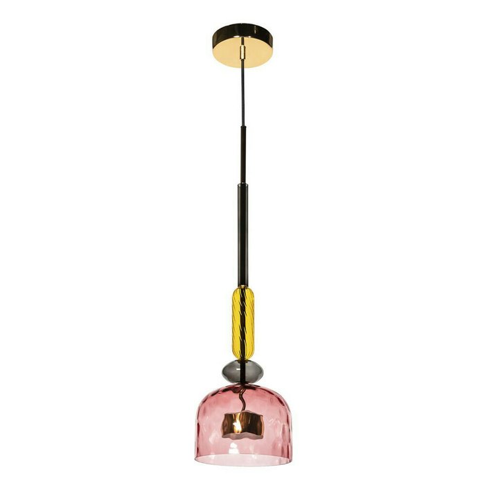 Подвесной светильник Candy розово-золотого цвета - купить Подвесные светильники по цене 15340.0