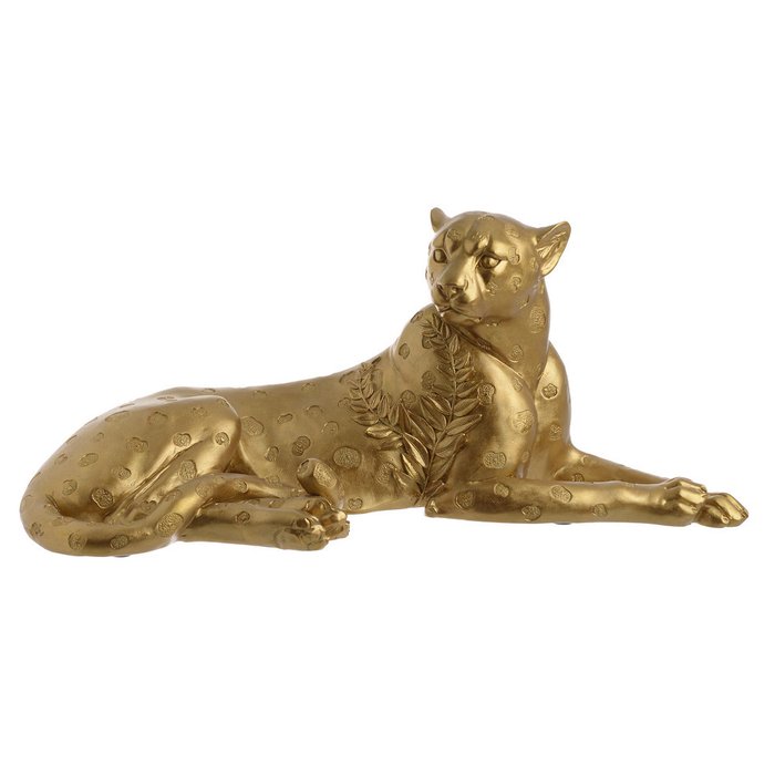 Декор настольный Леопард золотого цвета