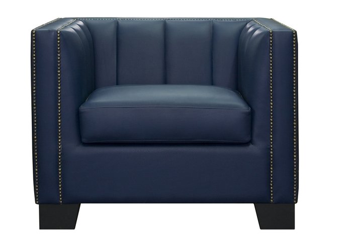 Кресло Bagnat темно-синего цвета