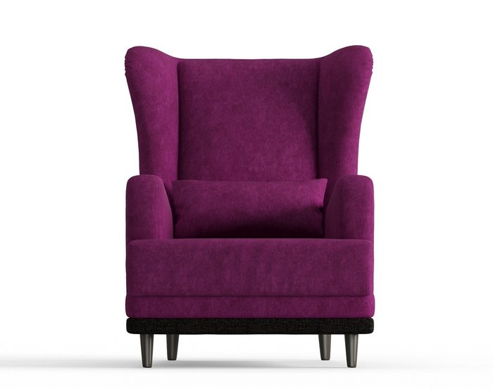 Кресло Грэмми в обивке из вельвета фиолетового цвета - купить Интерьерные кресла по цене 10190.0