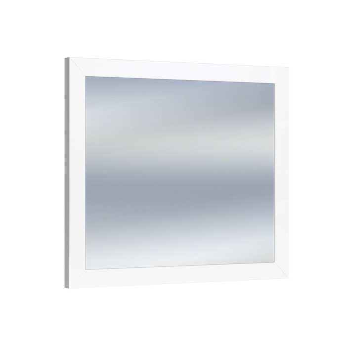 Настенное зеркало Марсель 63х72 белого цвета