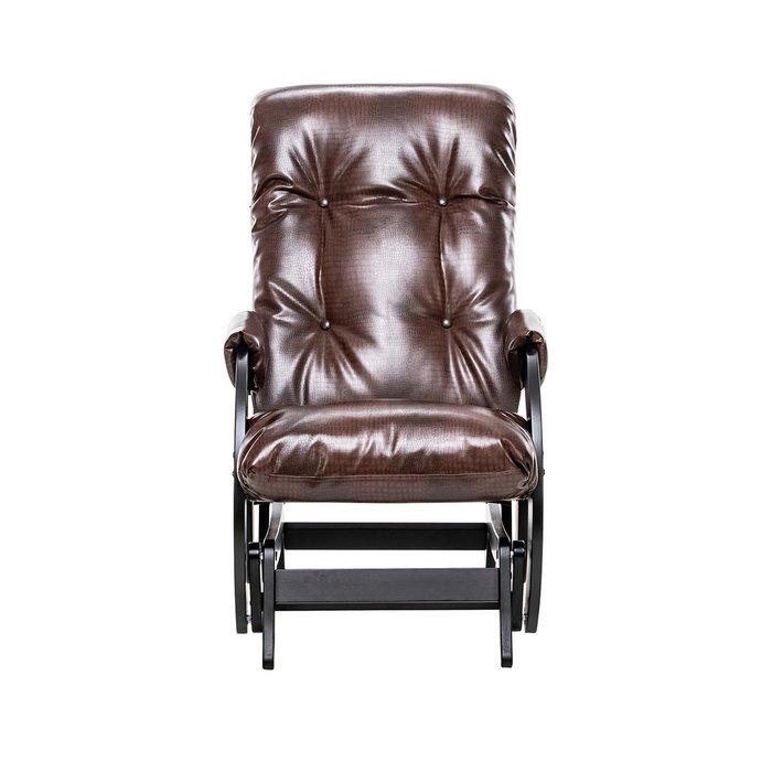 Кресло-качалка Модель 68 коричневого цвета - купить Интерьерные кресла по цене 15522.0