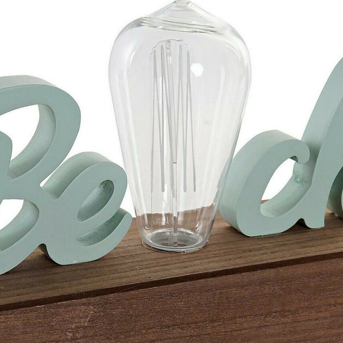 Декоративная фигура Beach LED Зеленый Тёмно Синий Средиземноморье 34 x 8 x 16 cm (2 штук) - лучшие Фигуры и статуэтки в INMYROOM
