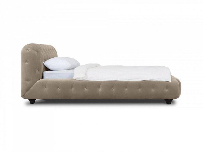 Кровать Cloud серо-коричневого цвета 160х200 - лучшие Кровати для спальни в INMYROOM