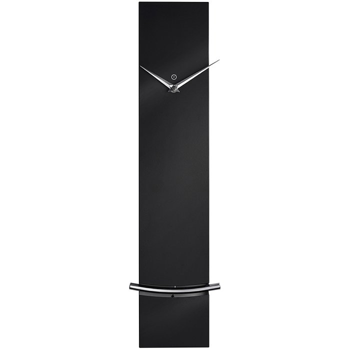 Настенные часы Monaco с маятником черного цвета