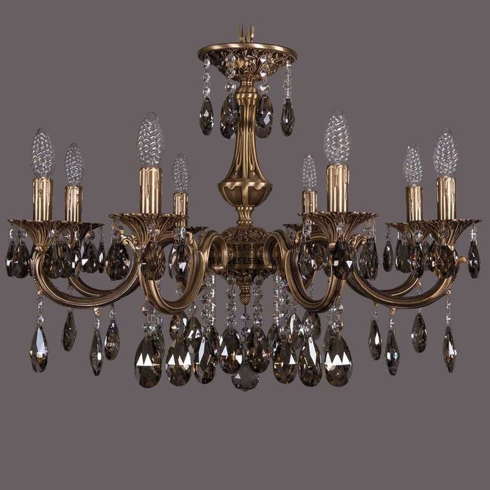 Подвесная люстра  Bohemia Ivele с хрустальными подвесками Подвесная люстра  Bohemia Ivele с хрустальными подвесками