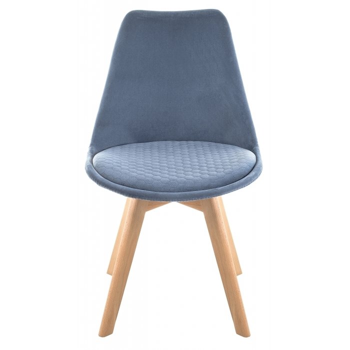 Обеденный стул Bonuss blue синего цвета - купить Обеденные стулья по цене 6500.0