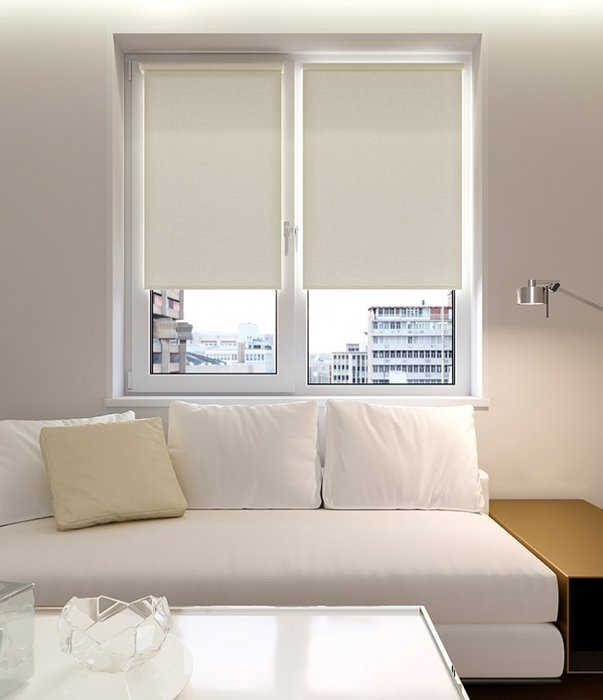 мини ролета Лестер 98х175 шампань