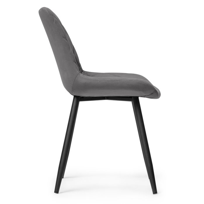Стул Баодин темно-серого цвета - лучшие Обеденные стулья в INMYROOM