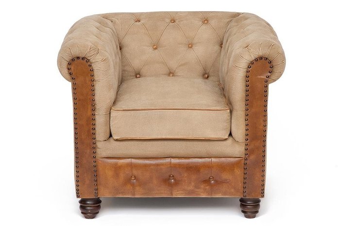Кресло Manchester бежевого цвета - купить Интерьерные кресла по цене 127180