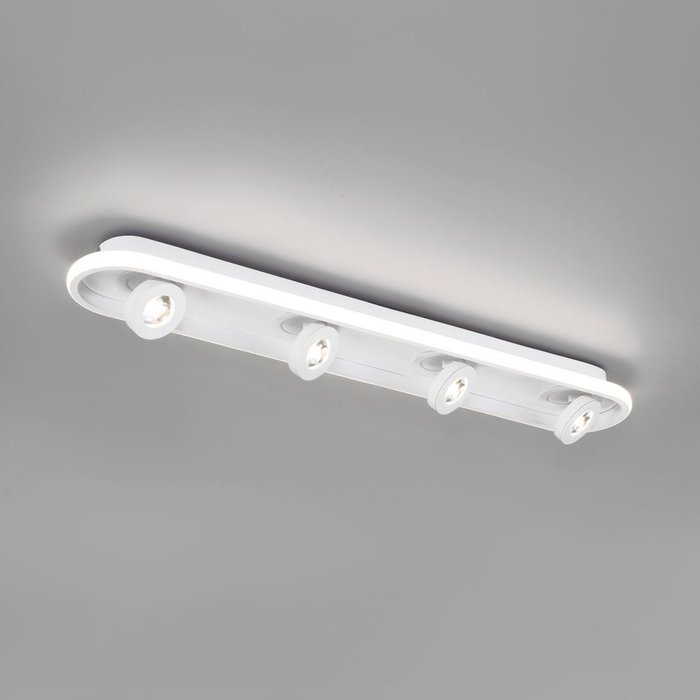 Потолочный светодиодный светильник 20123/4 LED белый Slam - купить Потолочные светильники по цене 16100.0