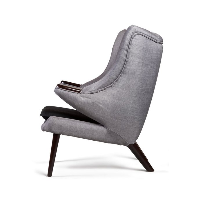 Кресло Papa Bear серого цвета - лучшие Интерьерные кресла в INMYROOM